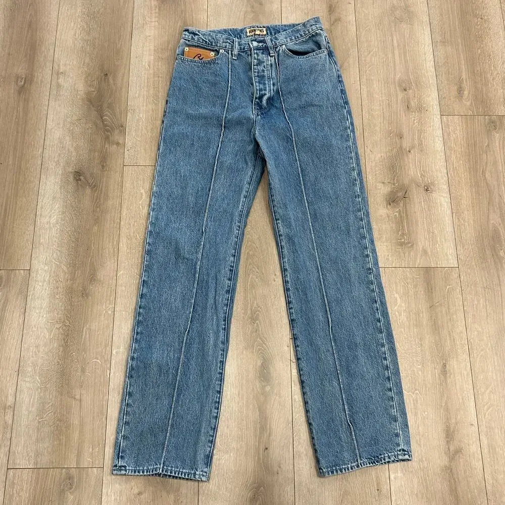 SS23 Corteiz C-Star Denim Jeans 'Blue' size Small S Streetwear 28x32 B30